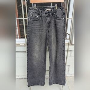 Levi's Low Loose Jeans Size 29 Like New Charcoal